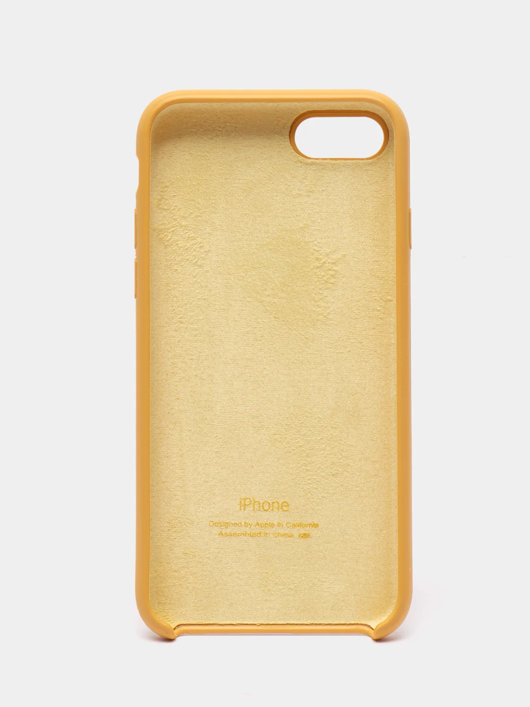 Желтый чехол Silicone Case iPhone 6 / 6+ / 7+ / 8+/ X /XS /XR /11/12/12Pro/13 / 13 Pro Max/ 7 /8