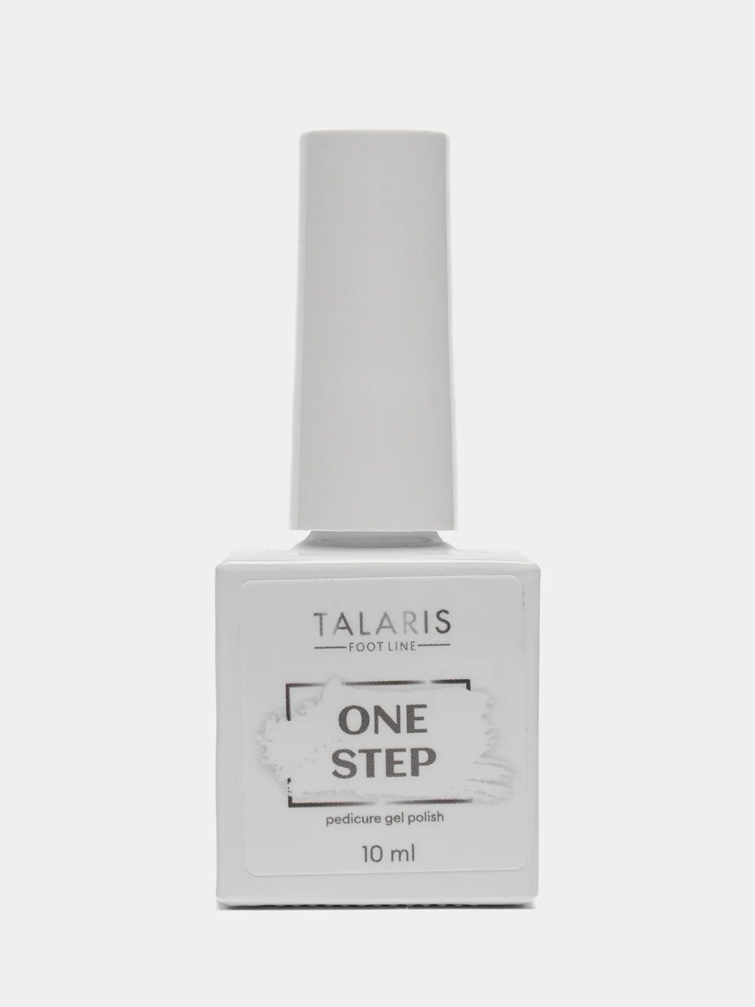 Белый гель-лак однофазный для педикюра/гель лак для педикюра ONE STEP Pedicure gel polish, 10 мл