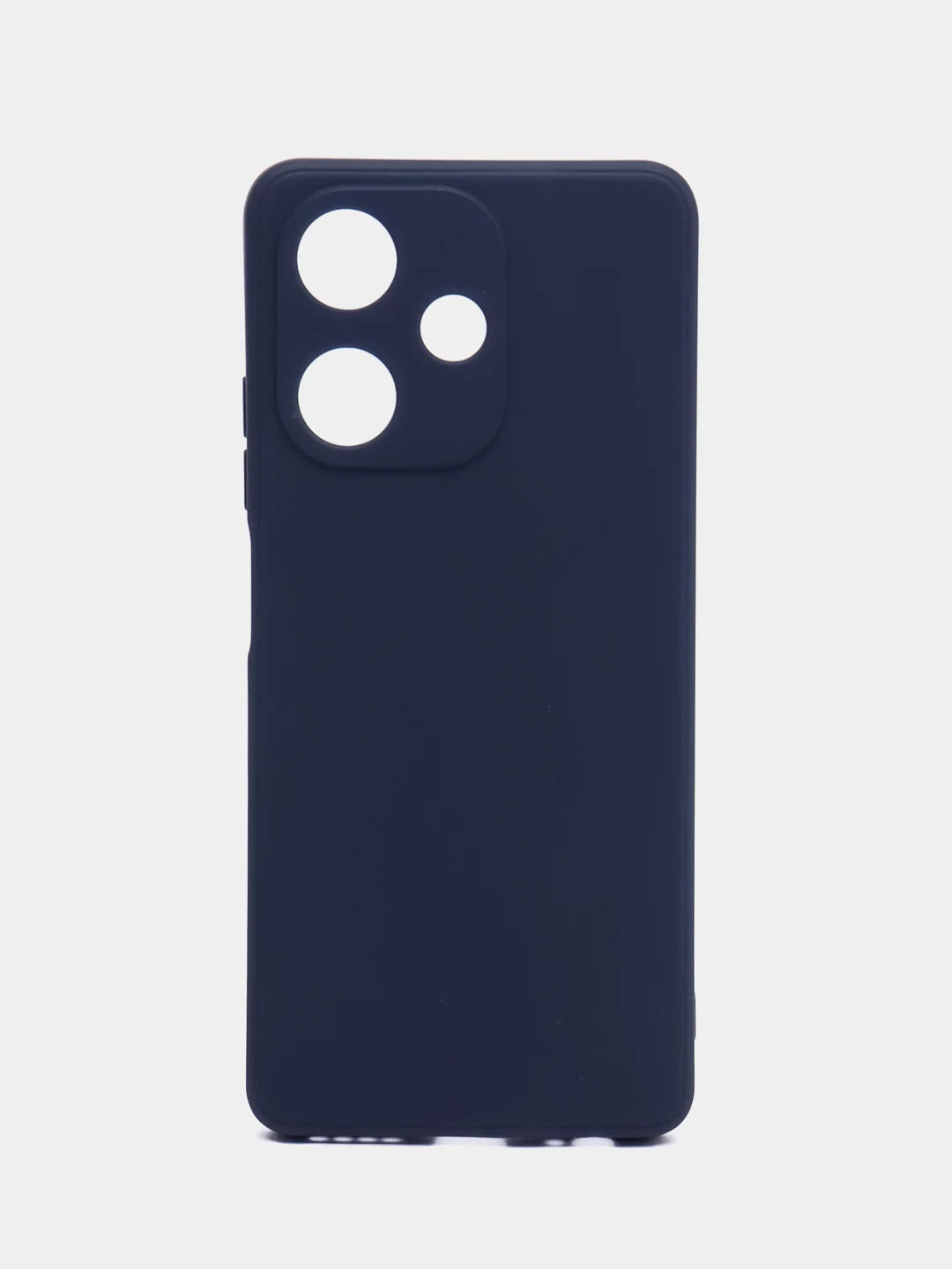 Темно-синий чехол для Infinix HOT 30 (Инфиникс Хот 30), прозрачный, силиконовый