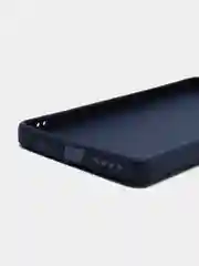 Темно-синий чехол для Infinix HOT 30 (Инфиникс Хот 30), прозрачный, силиконовый