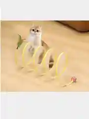 Синий тоннель для кошек, с игрушкой