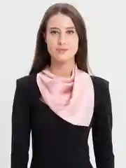 Пудровый платок однотонный 70 х 70