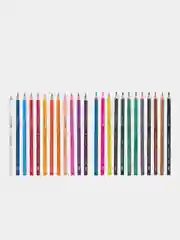 Карандаши цветные Deli ColoRun 24 цвета трехгранные