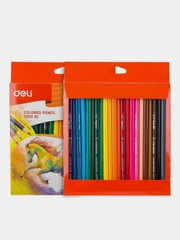Карандаши цветные Deli ColoRun 24 цвета трехгранные