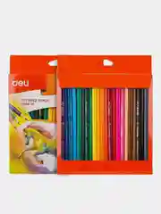 Карандаши цветные Deli ColoRun 24 цвета трехгранные