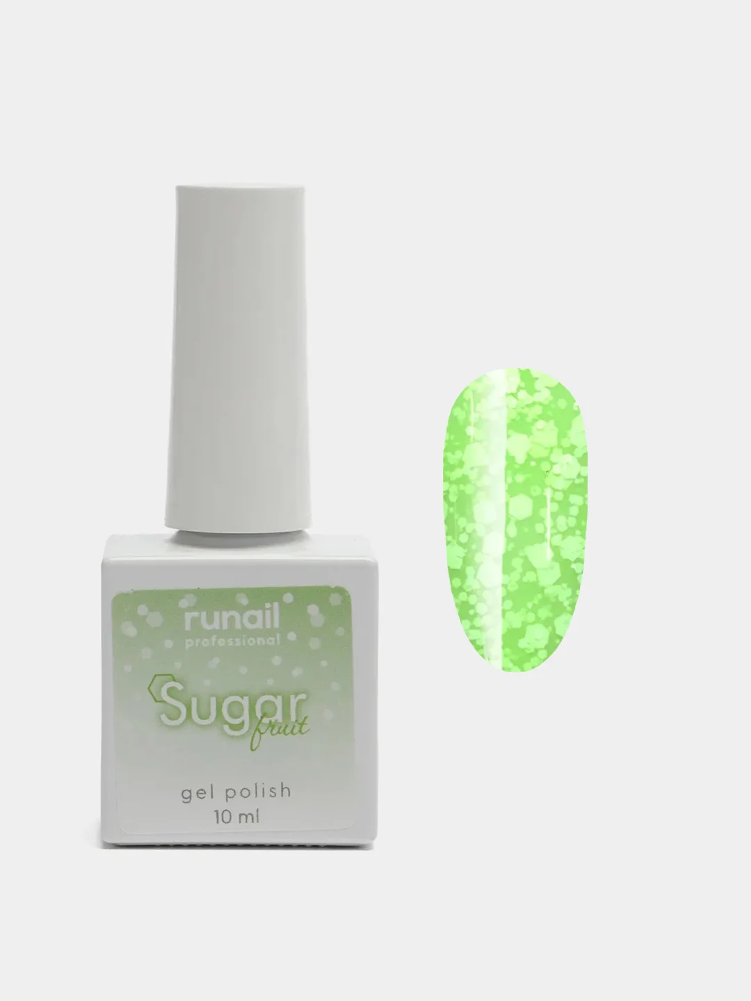 Лайм гель-лак для маникюра/гель лак Sugar Fruit/гель лак с эффектами, 10 мл