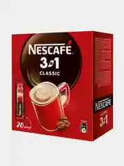 Кофейный напиток NESCAFE Classic растворимый, 3 в 1  шоубокс 20 порций по 14,5 г