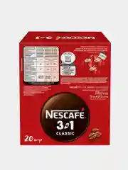 Кофейный напиток NESCAFE Classic растворимый, 3 в 1  шоубокс 20 порций по 14,5 г