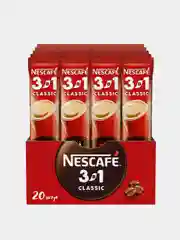 Кофейный напиток NESCAFE Classic растворимый, 3 в 1  шоубокс 20 порций по 14,5 г
