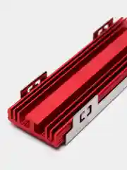 Красный радиатор для SSD M.2 NVMe с винтами