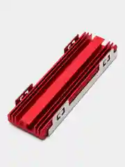 Красный радиатор для SSD M.2 NVMe с винтами