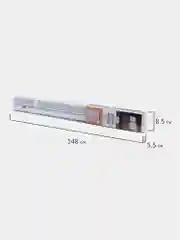 Жалюзи горизонтальные BRABIX 140х155 см, ПЛАСТИК, цвет белый, 606029
