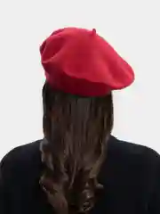 Розовый беретка