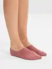 Розовый носки лодки из хлопка