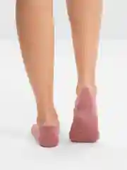 Розовый носки лодки из хлопка