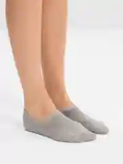 Серый носки лодки из хлопка