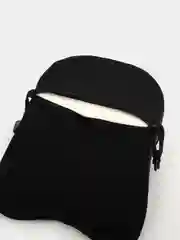 Угольный подушка, подголовник в машину, для шеи и поясницы, с эффектом памяти, черная