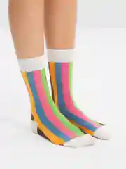 Белый носки яркие унисекс