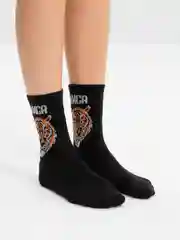 Носки хлопковые "Тигр. Киса. Мяу", всесезонные
