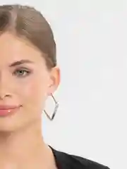 Серебряный геометрические серьги