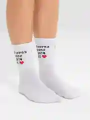 Носки с надписью "Всё через *опу"