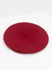 Багровый берет женский, всесезонный, шерстяной