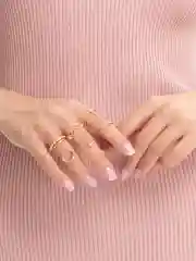 Кольцо женское, набор из 8 штук