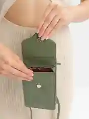 Зеленый сумка через плечо женская