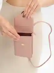Розовый сумка через плечо женская