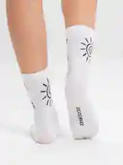 Белый носки "День и ночь"