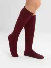 Багровый гольфы и носки женские, однотонные