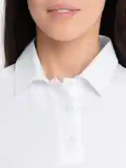 Белый платье поло футболка
