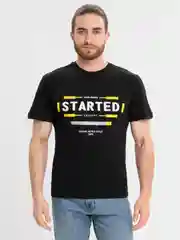Индиго футболка мужская с принтом