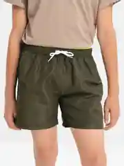Зелёный хаки шорты пляжные