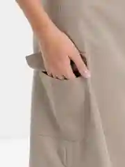 Зелёный хаки юбка карго женская
