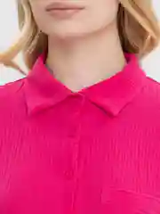 Розовый костюм женский: рубашка и шорты