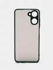 Тёмно-зелёный чехол для Realme 10, Реалми 10, пластиковый, матовый, с цветными кнопками
