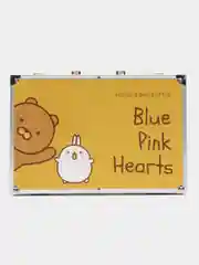 Голубой набор для рисования и творчества BluePink Hearts, 141 предмет, в чемодане