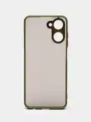 Лесной зеленый чехол для Realme 10, Реалми 10, пластиковый, матовый, с цветными кнопками