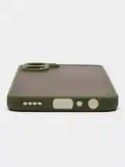 Лесной зеленый чехол для Realme 10, Реалми 10, пластиковый, матовый, с цветными кнопками