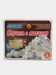 Игра настольная "Играем в магазин. Денежка"