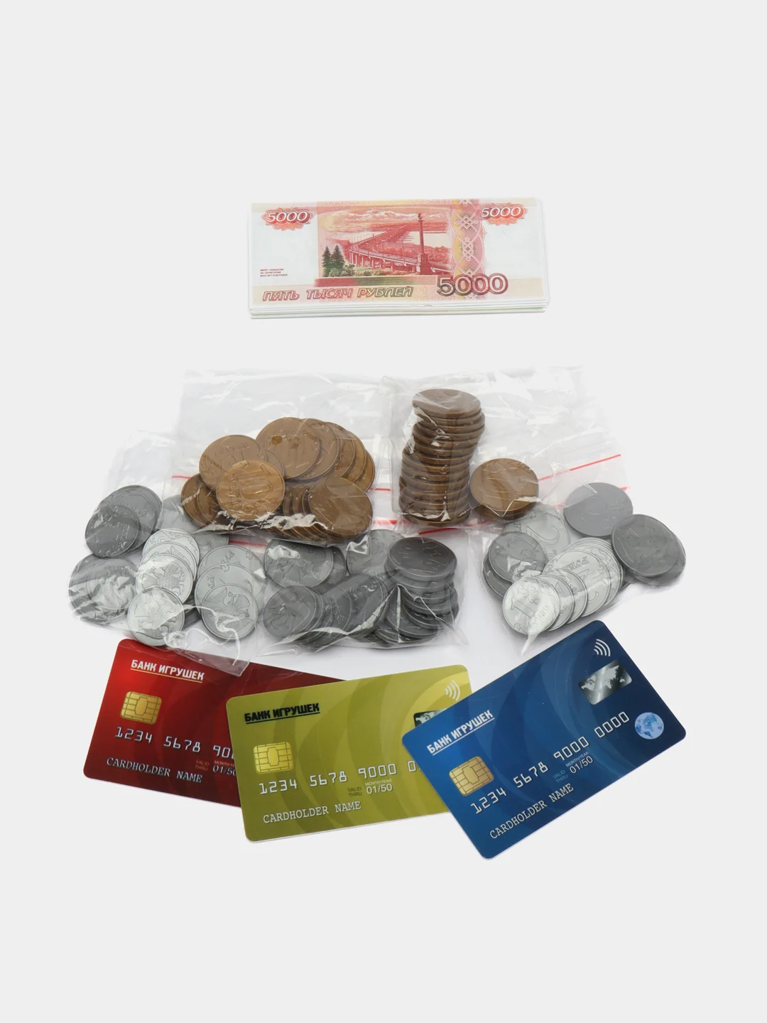 Игра настольная "Играем в магазин. Денежка"