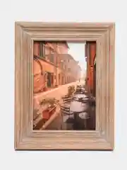 Рамка, фоторамка 13 х 18 см для фотографий, грамот, из мангового дерева, Brauberg, 391286