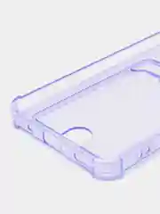 Лавандовый чехол для Huawei Honor X8a (Хуавей Хонор Х8а) прозрачный, с карманом для карты
