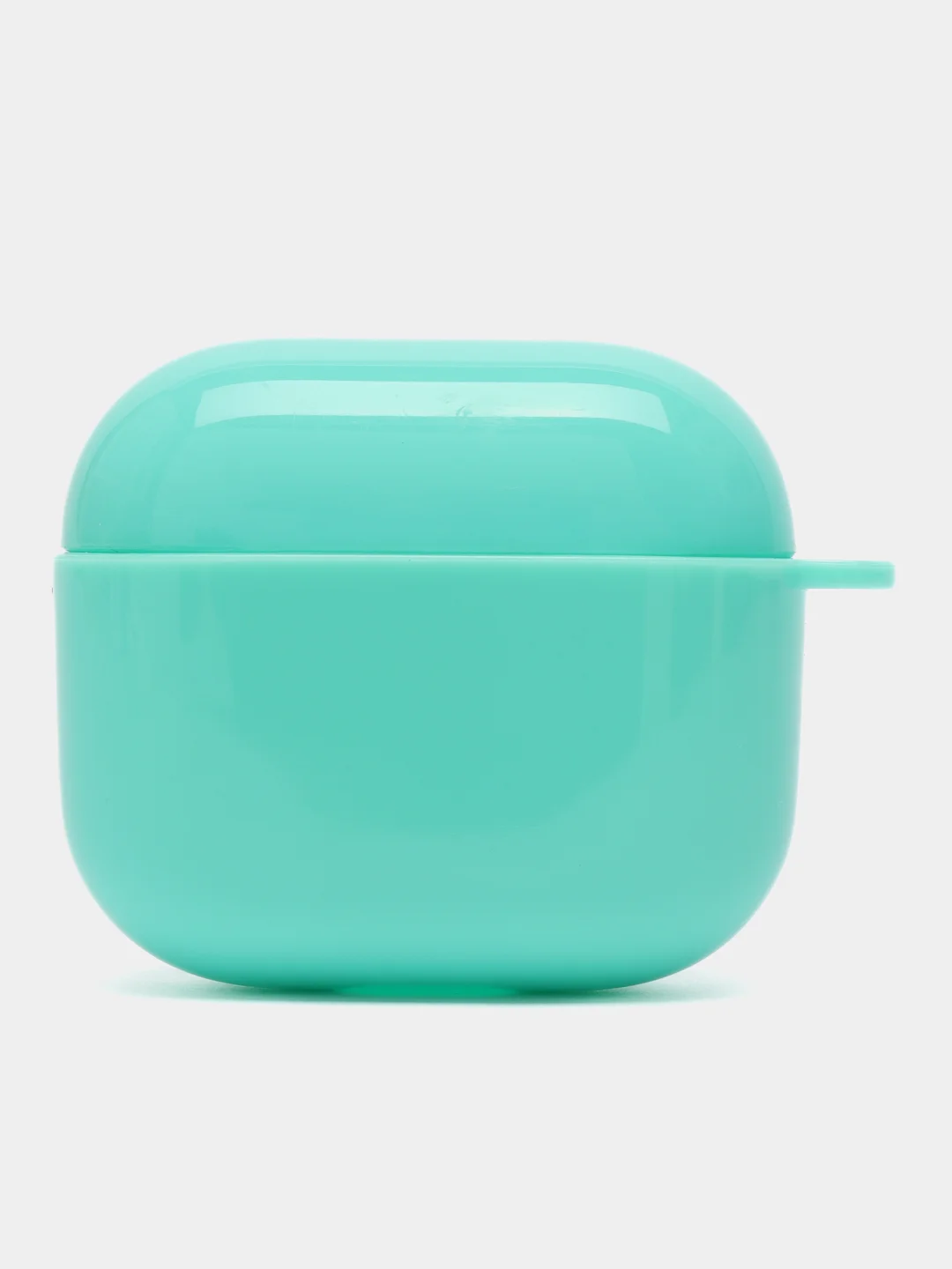 Бирюзовый чехол для AirPods 3, 10 цветов, силикон, c креплением для карабина