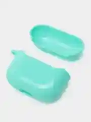 Бирюзовый чехол для AirPods 3, 10 цветов, силикон, c креплением для карабина