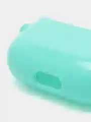 Бирюзовый чехол для AirPods 3, 10 цветов, силикон, c креплением для карабина