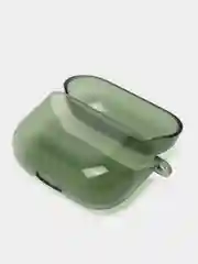 Зеленый неоновый чехол для AirPods 3, силиконовый, с креплением под карабин, 9 цветов
