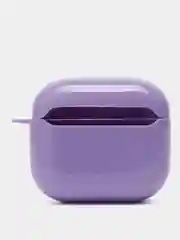 Аметистовый чехол для AirPods 3, 10 цветов, силикон, c креплением для карабина