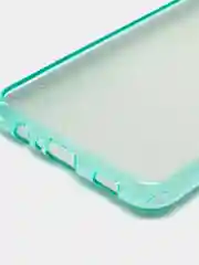 Бирюзовый накладка для Samsung A02, силиконовая, трехслойная